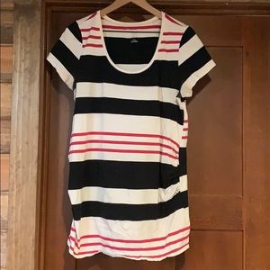 Striped maternity tee